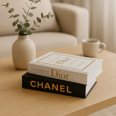 Dekorativni set kutija Chanel + Dior 2/1 - coffee table dekor