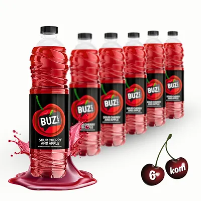 BUZZ Sok Višnja 1.5 L - paket 6/1