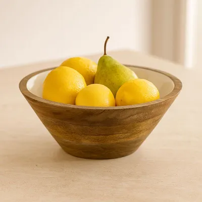 Mango zdjela drvena 25 cm - okrugla