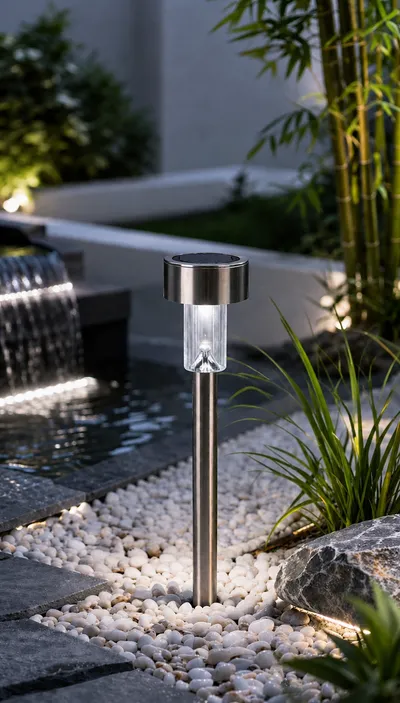 Solarna baštenska lampa 10 kom - LED dekorativna rasvjeta za dvorište, 30 cm