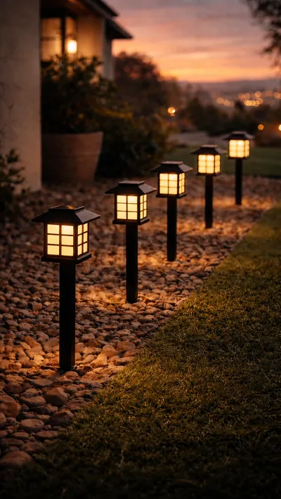Solarne baštenske lampe 6 kom - LED dekorativna rasvjeta