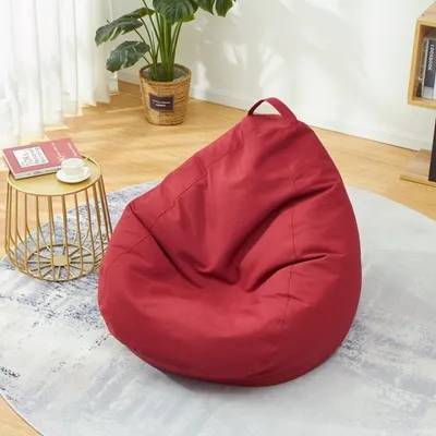 Merak Home Lazy bag, 70x115 cm, Crvena