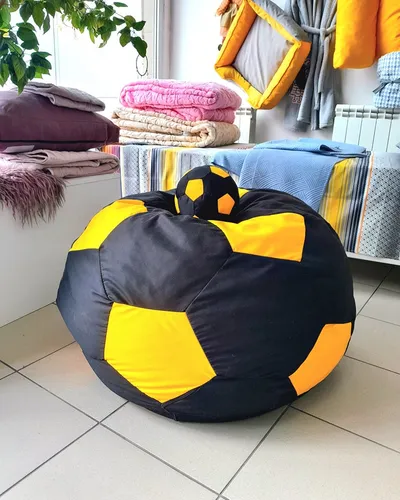 Merak Home Lazy bag lopta, Crna