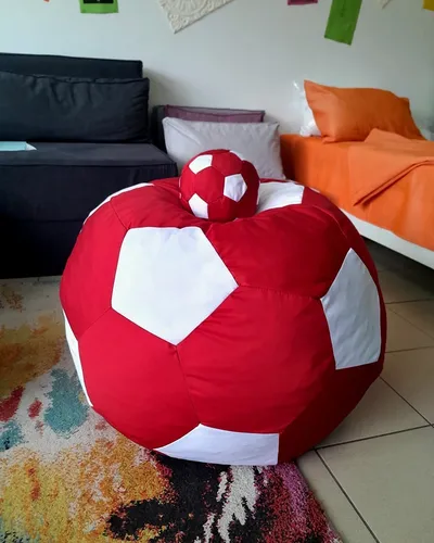 Merak Home Lazy bag lopta, Crvena