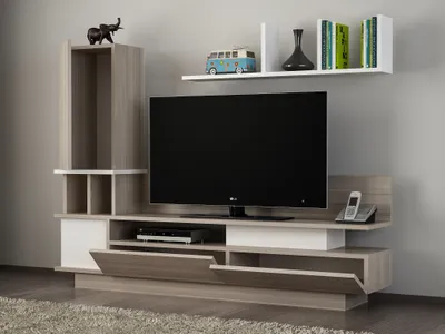 Prado Komoda za TV Como bijela-cordoba
