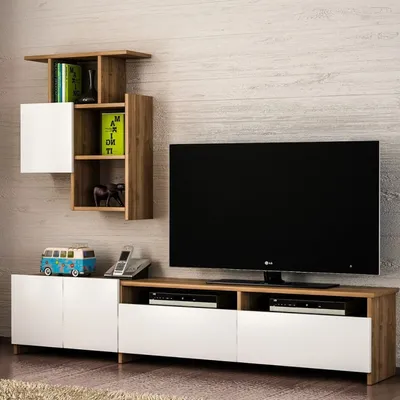 Prado Mariposa TV komoda, orah-bijela
