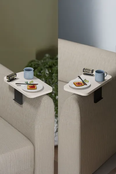 Prado Pomoćni sto Nova Cube bijela
