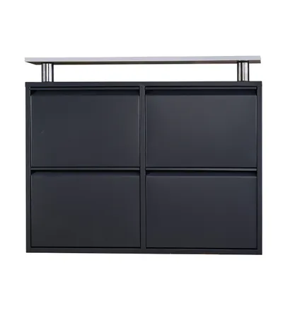 Prado Metalni Cipelar 2+2 ladice antracit