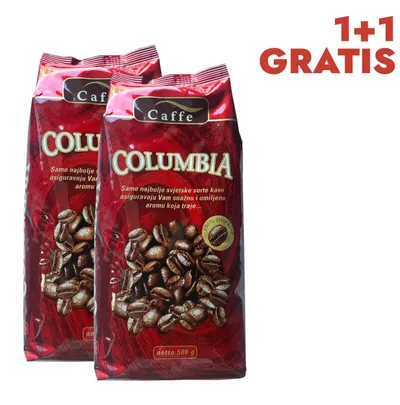 Columbia Mljevena kafa 500gr 1+1 GRATIS