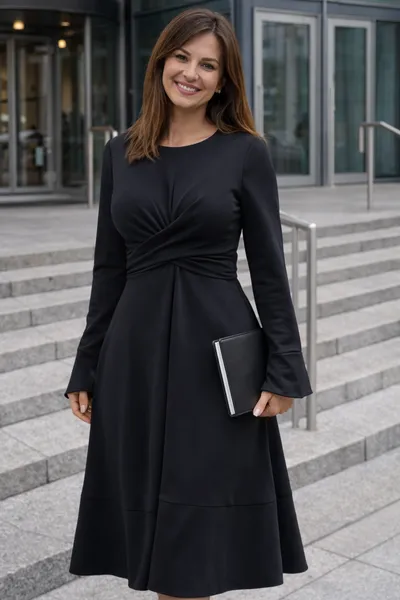 ALLURE Ženska haljina Olga, crna