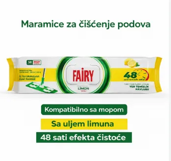 Fairy Vlažne Maramice Za Mop 50/1