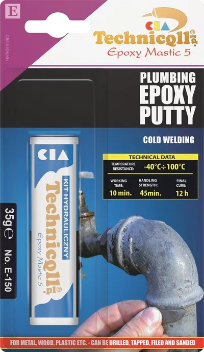 E-150 Epoksidni hidraulični reparator u obliku plastelina 35g