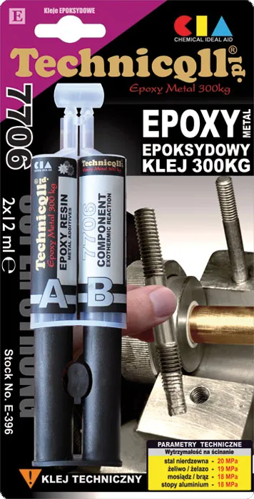 E-396 Epoksidni tečni metal 300kg 2x12ml