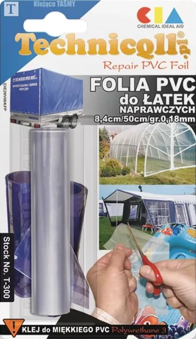 T-300 PVC folija za popravke - zakrpa 8.4x50cm