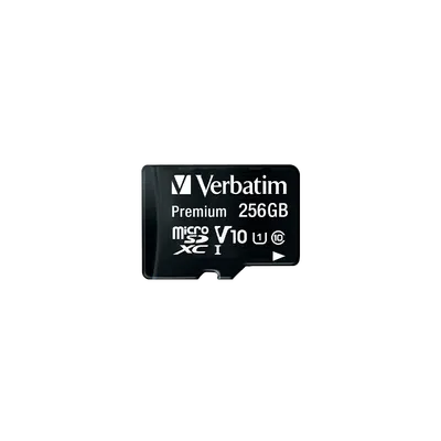Memorijska kartica MicroSDXC Verbatim 256GB, (C10) UHS-I, sa adapterom,premium