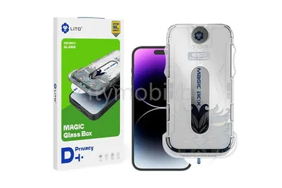 ZASTITNO STAKLO IPHONE 16 PRO MAX PRIVACY TEMPERED LITO SA APLIKATOROM