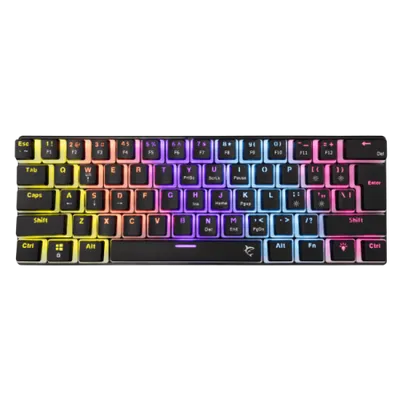 White Shark TASTATURA ASHIKO-2 Crna / US / RED.SW.