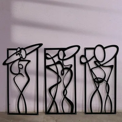 METALLON HOME Zidna dekoracija Muse