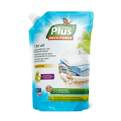 Migros Plus Oeco Power univerzalni tečni deterdžent Sensitive 27 pranja