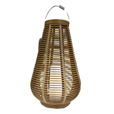 Solarna dekorativna vrtna lampa lanterna (ratan stil)