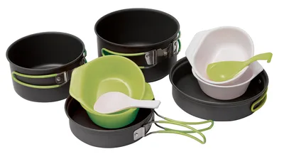 Pinguin Quadri - Set posuđa za kampovanje