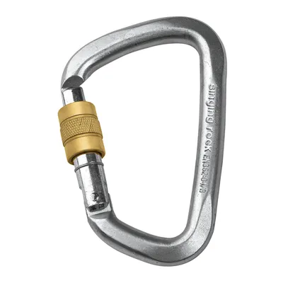 Karabiner čelični Singing Rock Steel D 50 kN