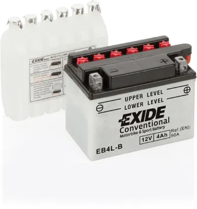 Akumulator EXIDE Bike Conventional 12V 4Ah 50A BS (EB4L-B)