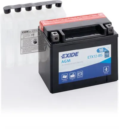 Akumulator EXIDE Bike AGM 12V 10Ah 150A (ETX12-BS)