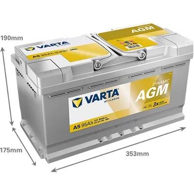 VARTA Akumulator Silver Dynamic AGM 12V 95Ah 850A (A5)