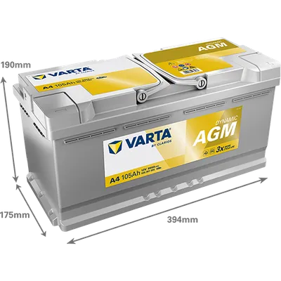 VARTA Akumulator Silver Dynamic AGM 12V 105Ah 950A (A4)