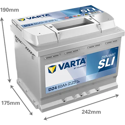 VARTA Akumulator Dynamic SLI 12V 60Ah 540A (D24)