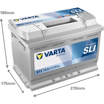 VARTA Akumulator Dynamic SLI 12V 74Ah 680A (E11)