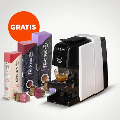 Gise Caffe Aura aparat za espresso kafu + gratis kapsule kafa i čaj 3kom