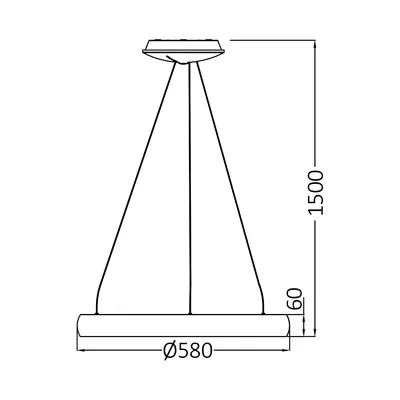 Visilica Bella 46W CCT