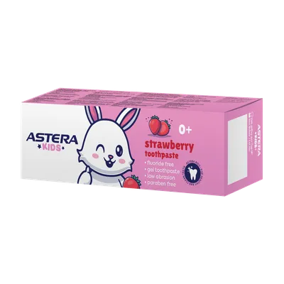 Astera Kids - Pasta za zube Jagoda (65 ml, 0+ godina)