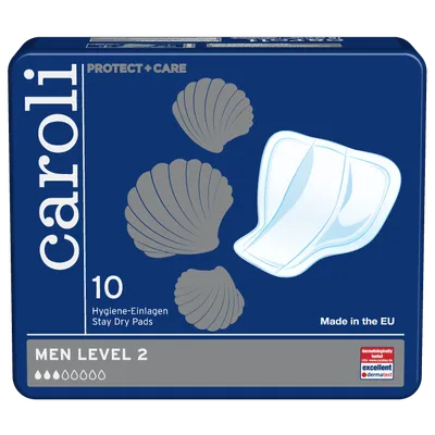 Caroli Protect + Care Men Level 2 muški ulošci za inkontinenciju