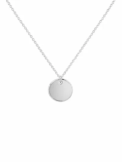 Ženska ogrlica s privjeskom srebrna