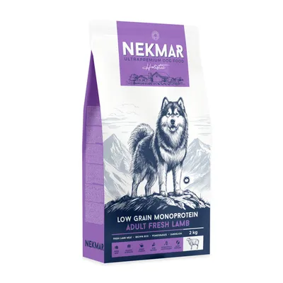 Nekmar Low Grain Monoprotein Ad. Fresh Lamb 2kg