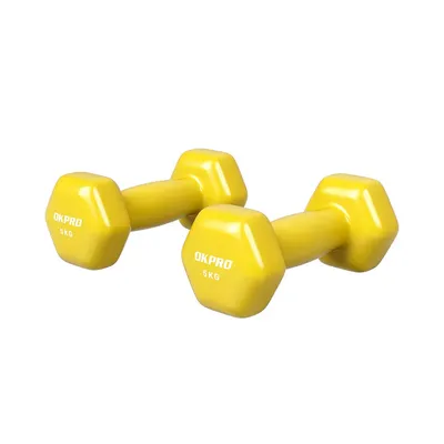 Vinyl Dumbbell - 3 kg (par)