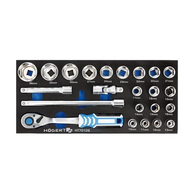HÖGERT Organizer eva set alata sa ručnim 1/2" 23/1