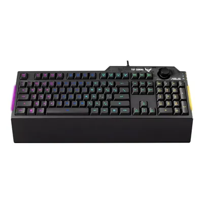 ASUS gejmerska tastatura TUF K1 Membranska, američka, crna