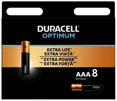 DURACELL baterije Optimum AAA 8/1