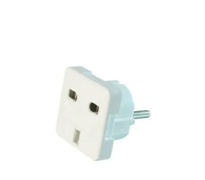 Gembird utikač Adapter Tip G (Ujedinjeno Kraljevstvo) Tip F Bijeli