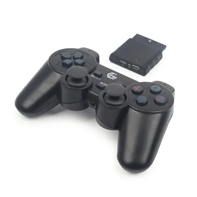 Gembird igrački kontroler RF Gamepad PC, Playstation 2, Playstation 3 Crno