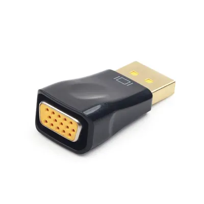 Gembird polukabelski prekidač DisplayPort VGA crni