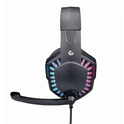 GEMBIRD Stereo gejmerske slušalice s mikrofonom GHS-06 Kontrola jačine zvuka 3.5mm LED crne
