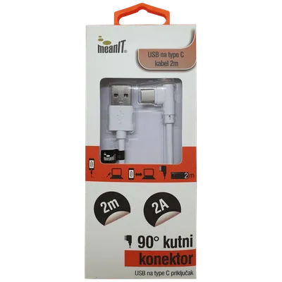 MEANIT USB kabl za pametni telefon USB/USB C 2A