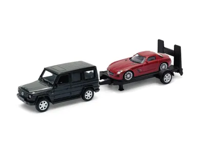 Welly Igračka set automobila Mercedes G klasa + Mercedes 300 SL
