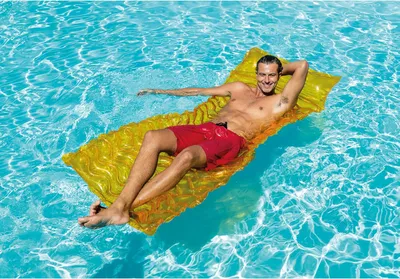 Intex Dušek za vodu na naduvavanje 58807, 229x86 cm, Narandžasti