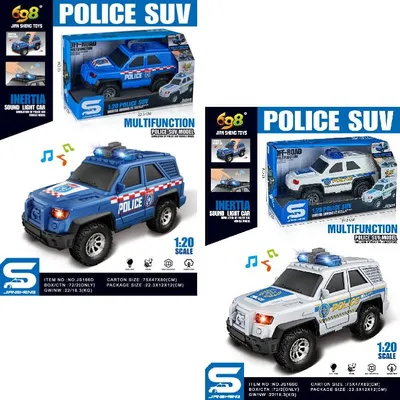 Megga Play Igračka Džip policija 1:20 JS166 C-D